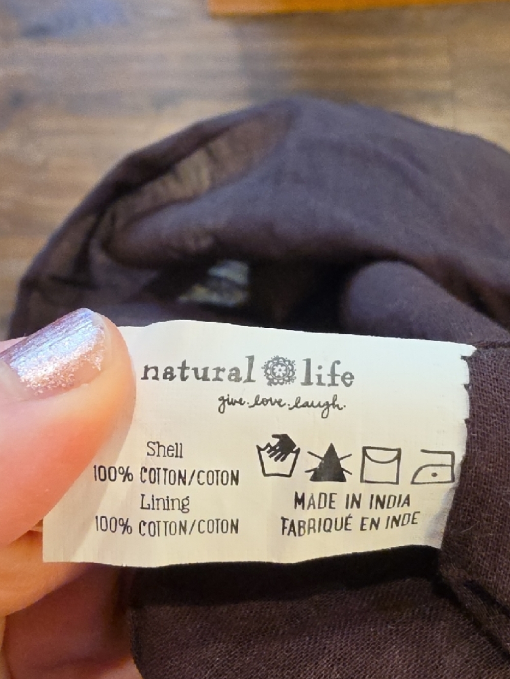 NATURAL LIFE Maxi Skirt with White Floral and Yellow Vine Pattern - Picture 6 of 6